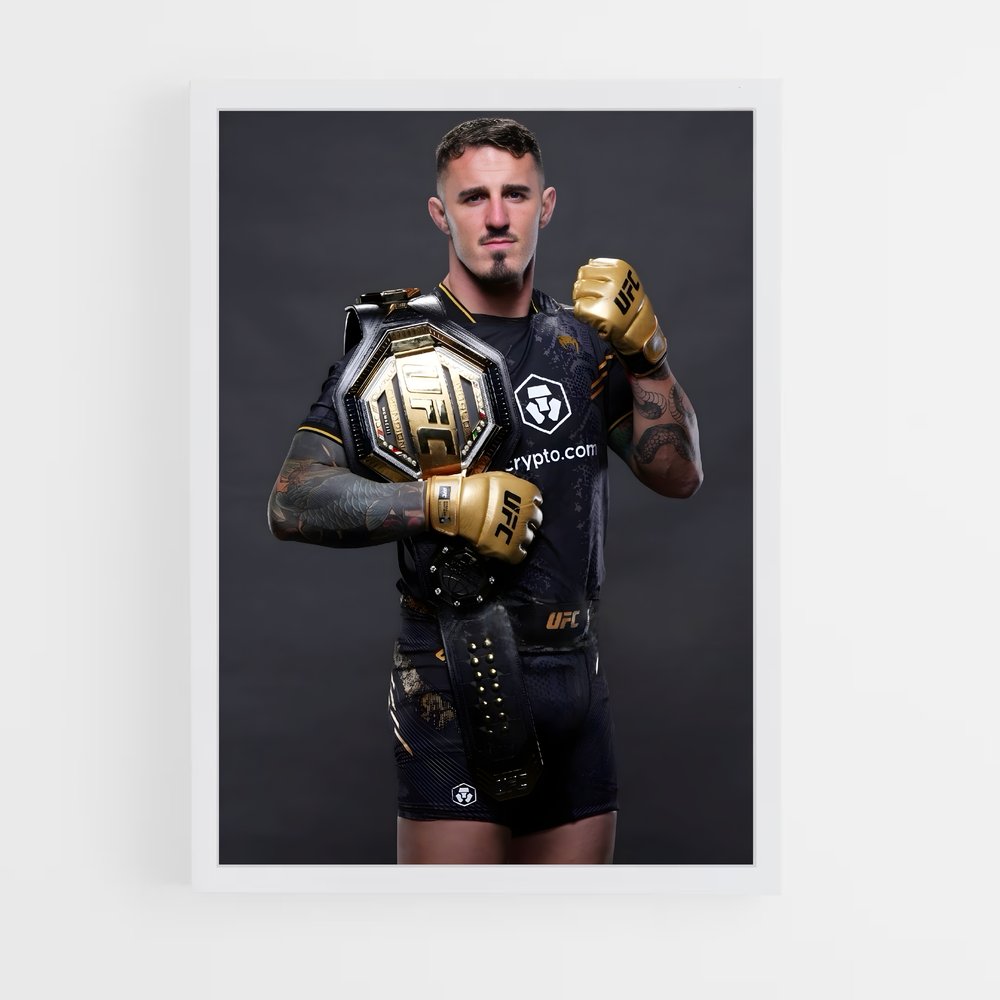 Poster Gloire Dorée – affiche MMA (vue 3)
